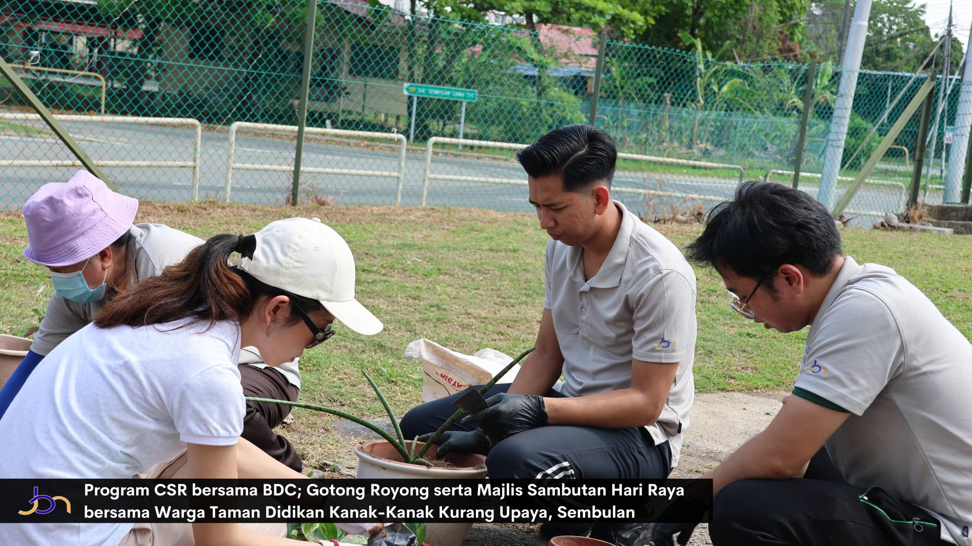 Program CSR bersama BDC; Gotong Royong serta Majlis Sambutan Hari Raya bersama Warga Taman Didikan Kanak-Kanak Kurang Upaya, Sembulan